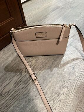 kate spade Pale Blush Pebbled Leather Crossbody